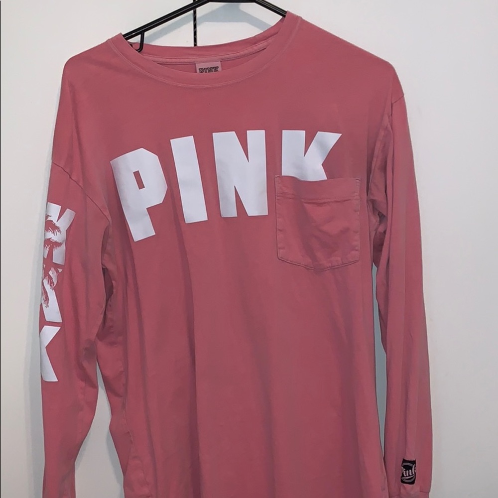 Pink long sleeve shirt